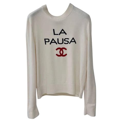 chanel la pausa sweater replica|Chanel 2019 La Pausa Sweater .